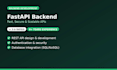 build a scalable, secure rest API backend with fastapi