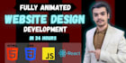 create js animated and functional websites in just 24 hours