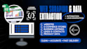 do data scraping, data extraction and collection