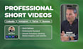 create professional short form content