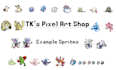 create pixel art and sprites for you