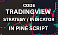 code indicator and strategy in tradingview pine script