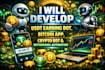 develop usdt earning bot, bitcoin app, crypto bot, and withdrawal automation bot