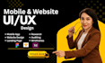 design mobile website do figma design website UI UX mobile app UI design