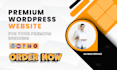 design a cheap wordpress website for small business or large