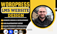 develop and customize wordpress lms website with learndash, learnpress, wplms