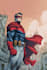 create superhero comic book art in professional comic style