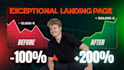 build a high converting landing page focused on conversions