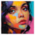 paint expressive colorful abstract portraits