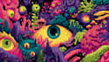 make trippy, psychedelic, surreal, illustrations designs