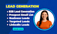do targeted b2b lead generation, business leads, linkedin leads, list building