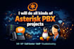 do any kind of asterisk pbx project professionally