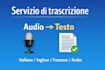 trascrivo audio e video in italiano