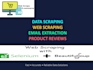 do data analysis machine learning and data extraction