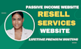 create automated professional digital services reseller site