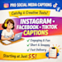write creative social media caption
