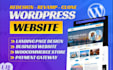 build creative portfolio website using wordpress, website development