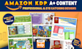do premium amazon KDP a plus content, ebc and listing images