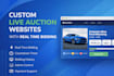 build a live auction website with real time bidding system