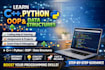 assist you in cpp, oop, python and data structure programming