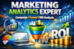 do marketing analytics using excel, sql, python and power bi