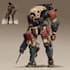make e futuristic mecha robot character