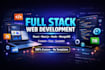 develop custom full stack websites with reactjs and tailwind CSS