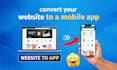 convert website to android and ios app