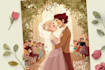 draw a wedding illustration