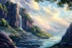 draw a landscape illustration