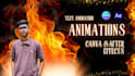 create custom text animationsith with motion graphic video