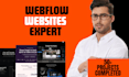 do expert webflow design and fixes as webflow developer and webflow expert
