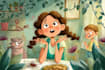 draw a digital illustration, children illustration