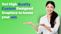 graphic design , content writing and management