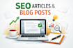 write SEO friendly articles and blog posts