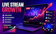 promote your youtube live stream with real and active viewers
