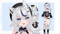 draw high quality 2d vtuber model, anime art, vtuber rigging 3d ar vtuber