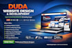 develop duda hostinger showit website landing page builder design redesign