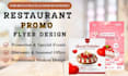 design a restaurant promo flyer that increases order