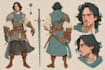 do dnd party, fantasy, game concept art