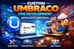 create a umbraco website, cms, website development, custom development, dot net