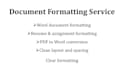 format documents resumes and assignments in microsoft word
