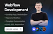 develop website on webflow, figma to webflow, webflow expert, design and dev