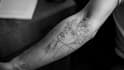 draw linework tattoo design or minimalist tattoo