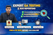 do manual QA testing and provide detailed bug reports