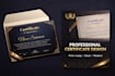 design a professional certificate or award design