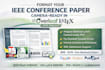 format your ieee conference paper camera ready in overleaf latex PDF express