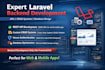 develop laravel backend, apis and crud systems