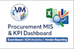 create a procurement mis and KPI dashboard in excel