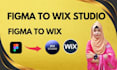 do a wix studio website, figma to wix studio, wix landing